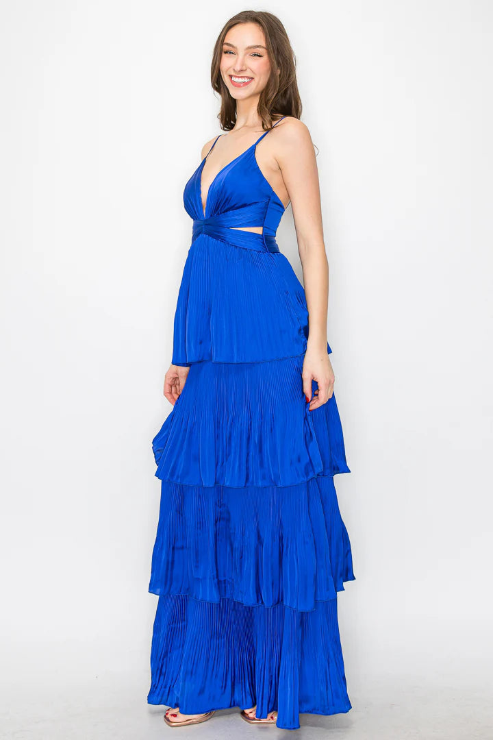 Vestido tirantes olanes