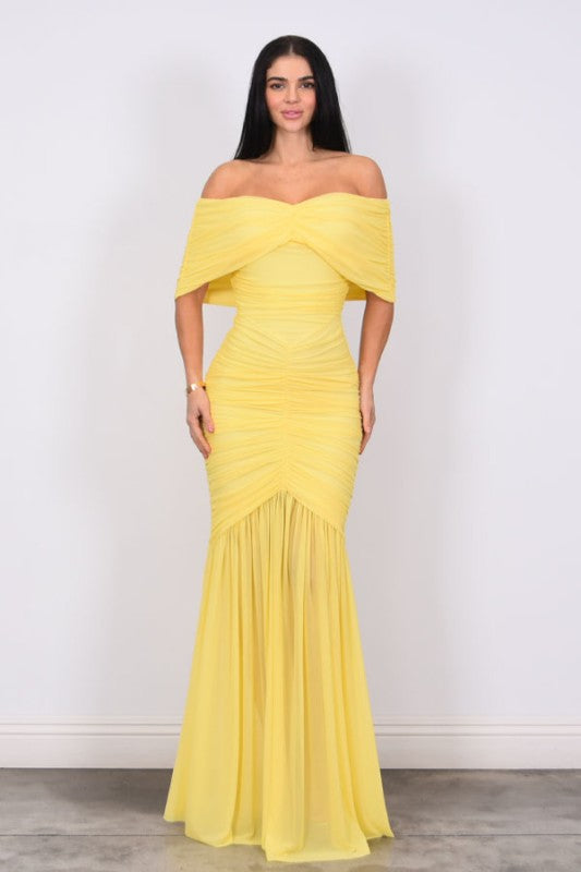Vestido drapeado