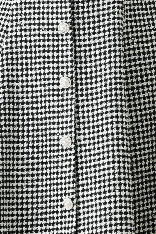 Vestido tweed