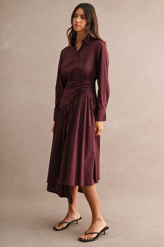 Vestido popelina