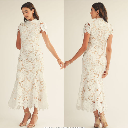 Vestido encaje sirena