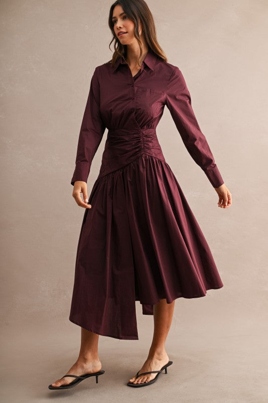 Vestido popelina