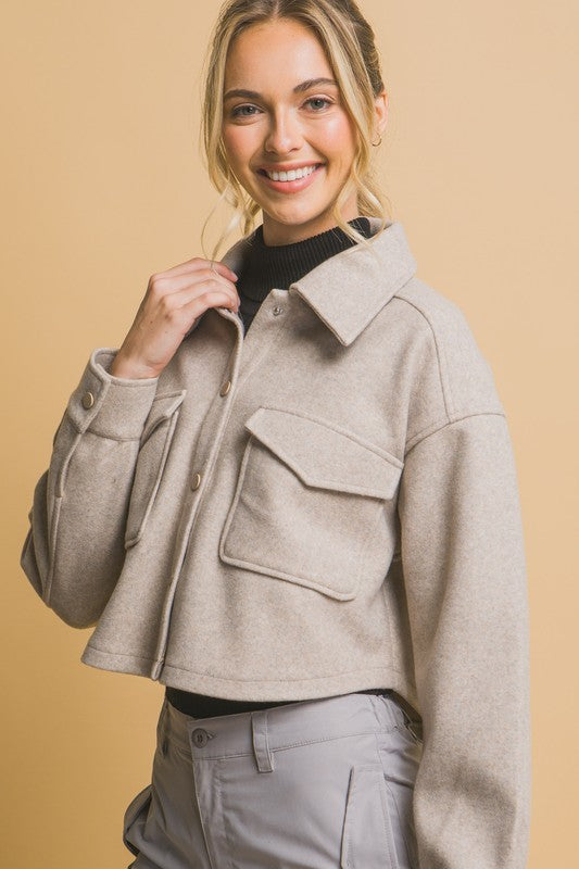 Chaqueta beige