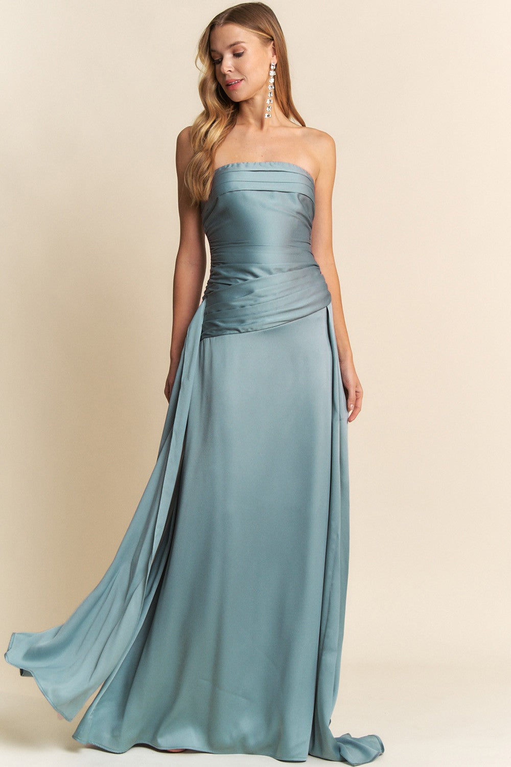 Vestido strapples