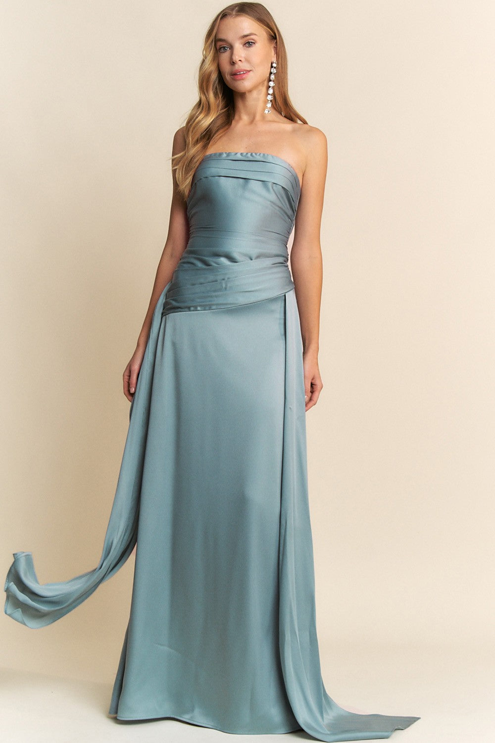 Vestido strapples