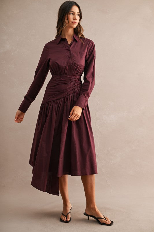 Vestido popelina