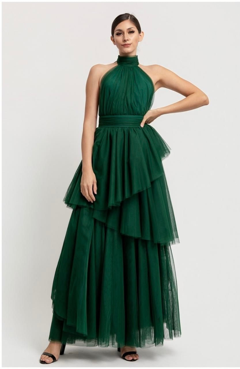 Vestido tul capas