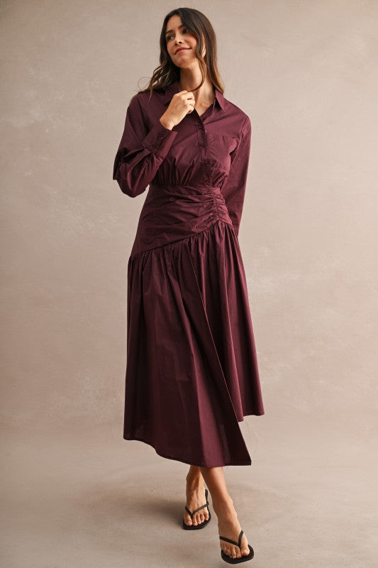 Vestido popelina