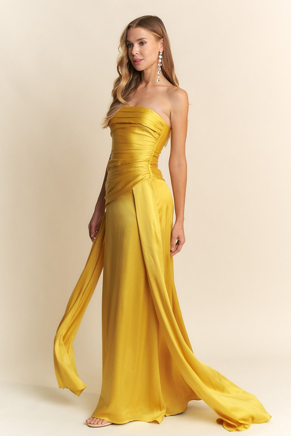Vestido strapples
