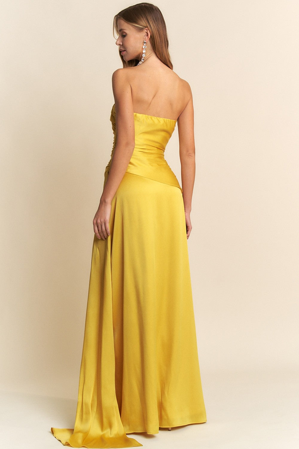 Vestido strapples