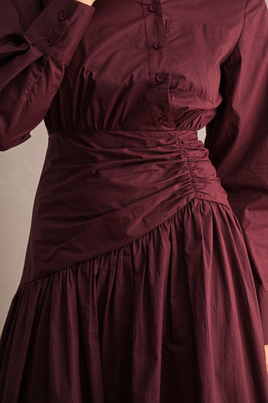 Vestido popelina