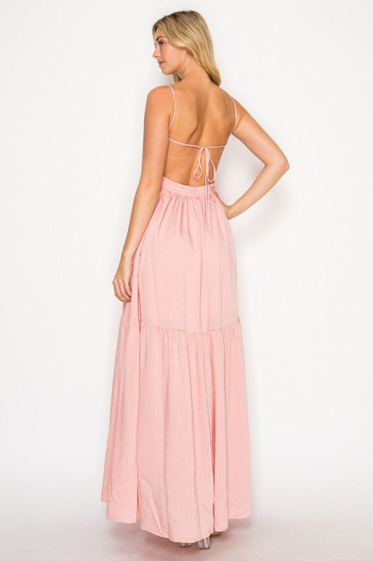 Vestido sin espalda