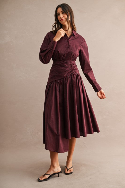 Vestido popelina
