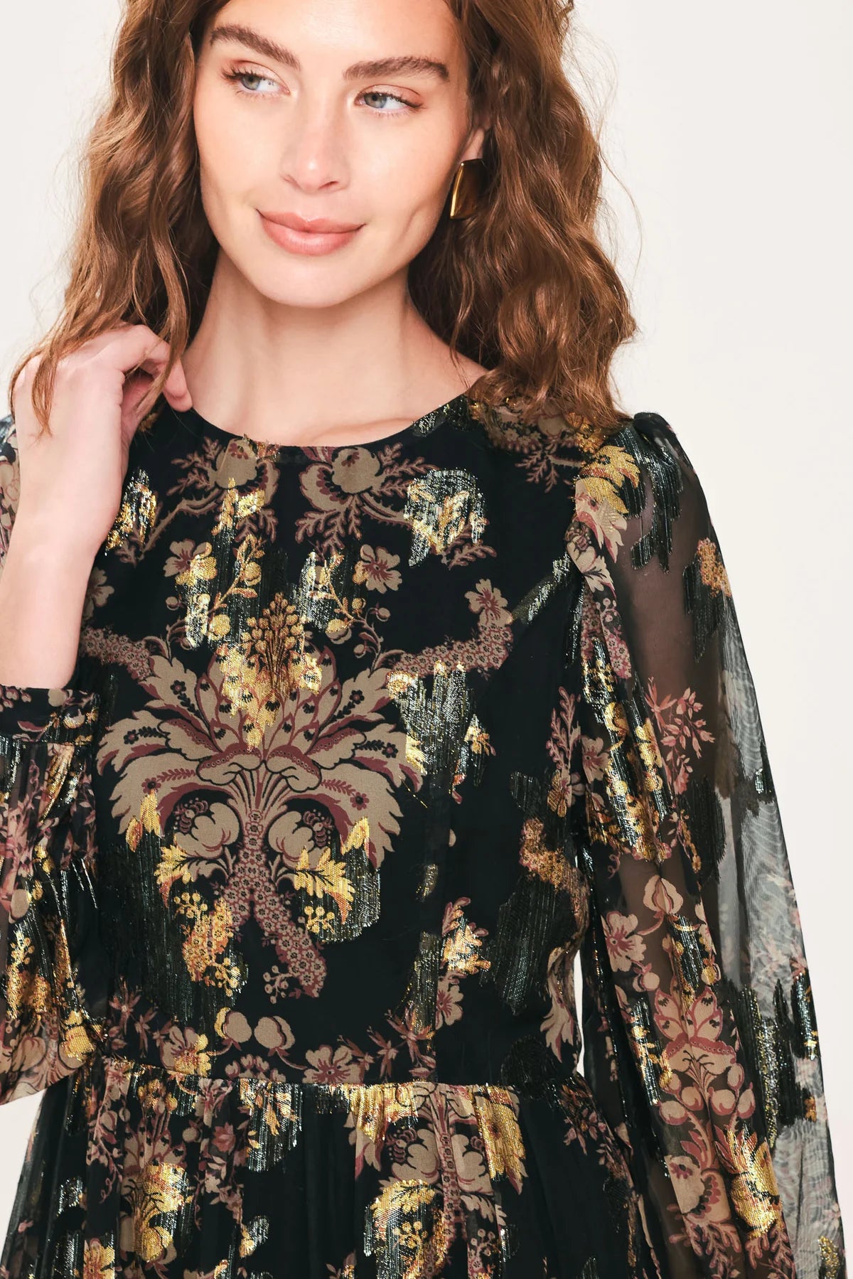 Vestido metálico