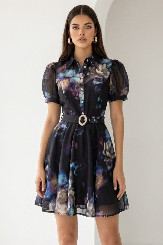 Vestido con cinto
