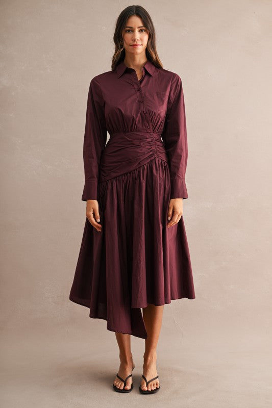 Vestido popelina
