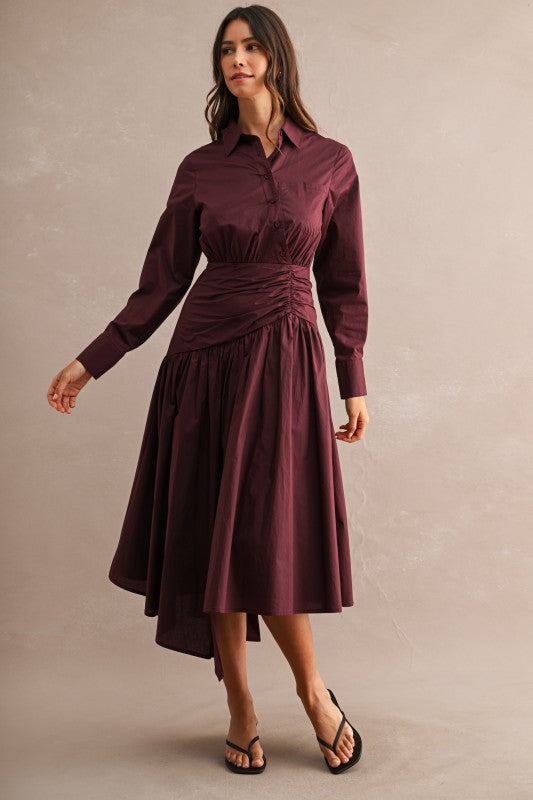 Vestido popelina