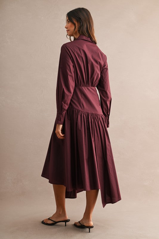 Vestido popelina