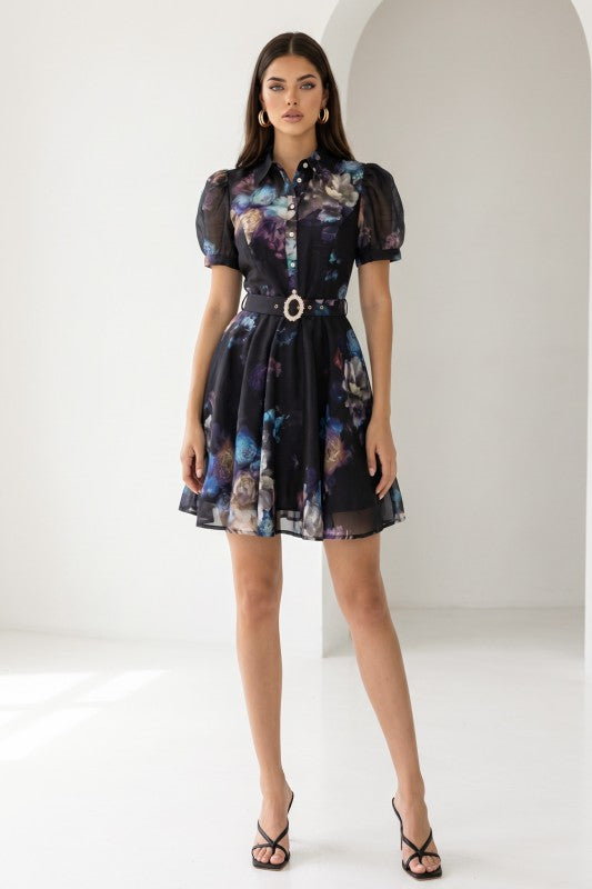Vestido con cinto