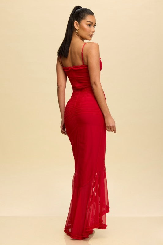 Vestido drapeado