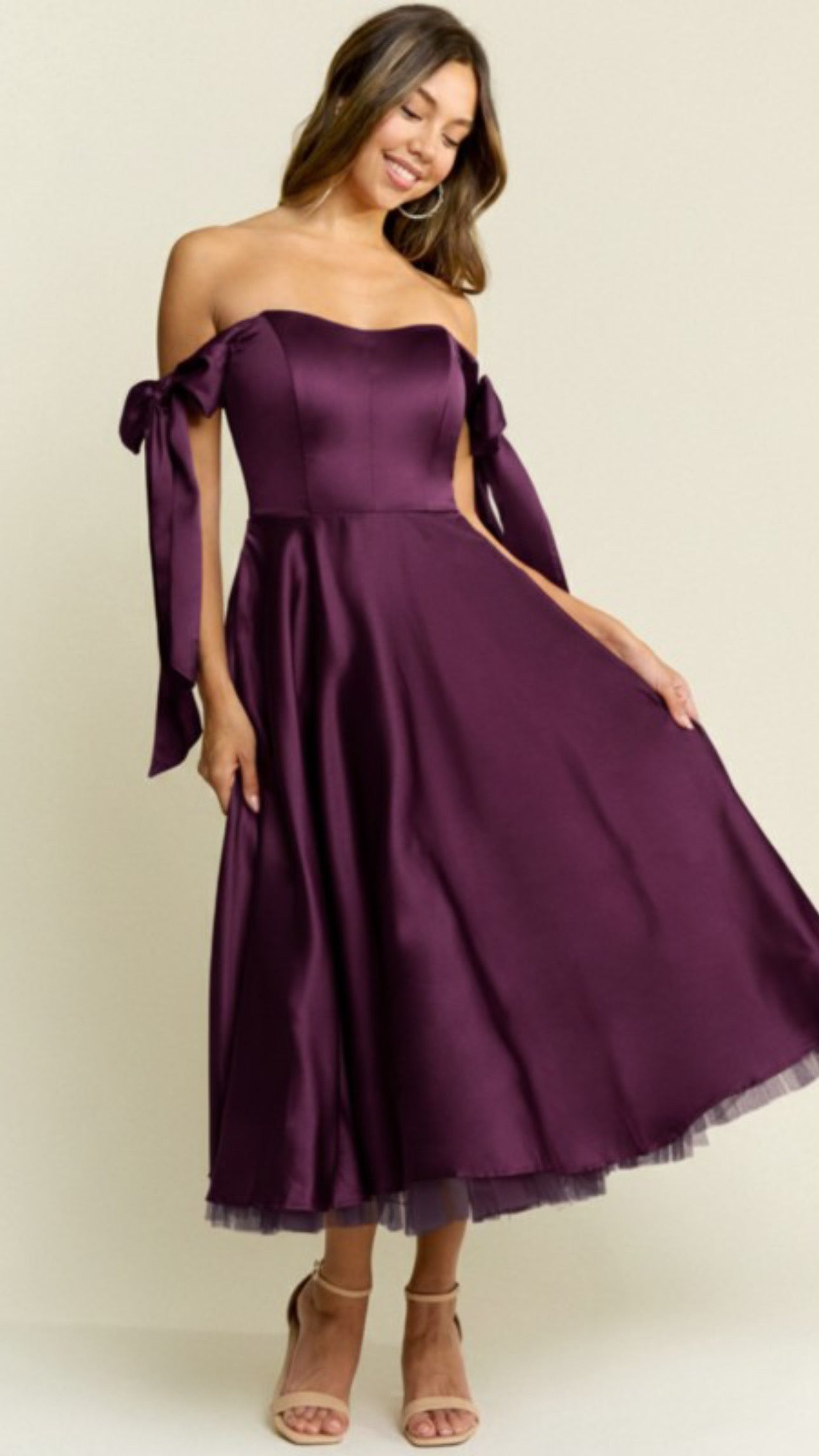 Vestido off shoulder