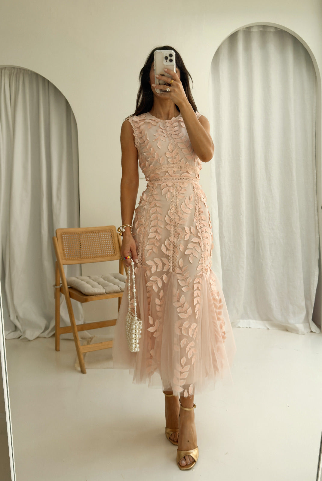 Vestido hojas