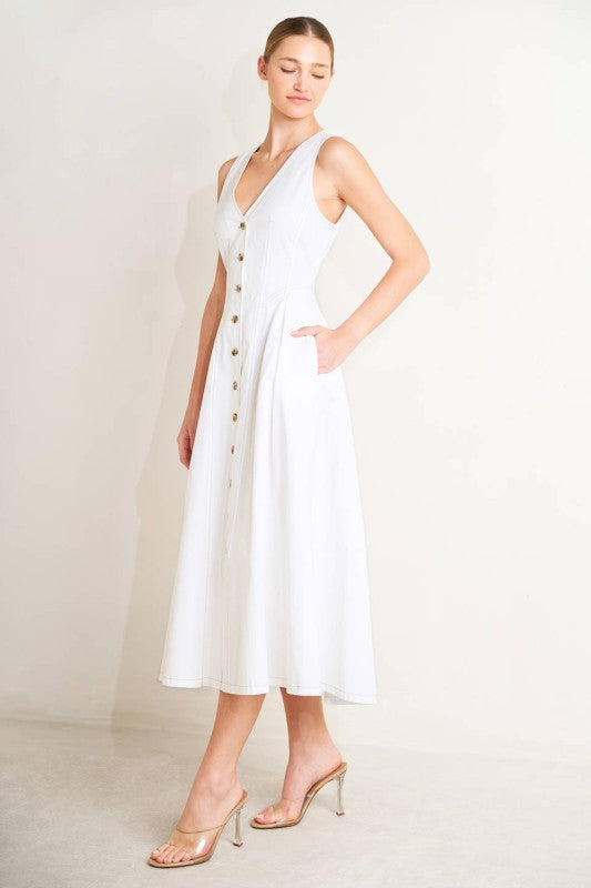 Vestido botones