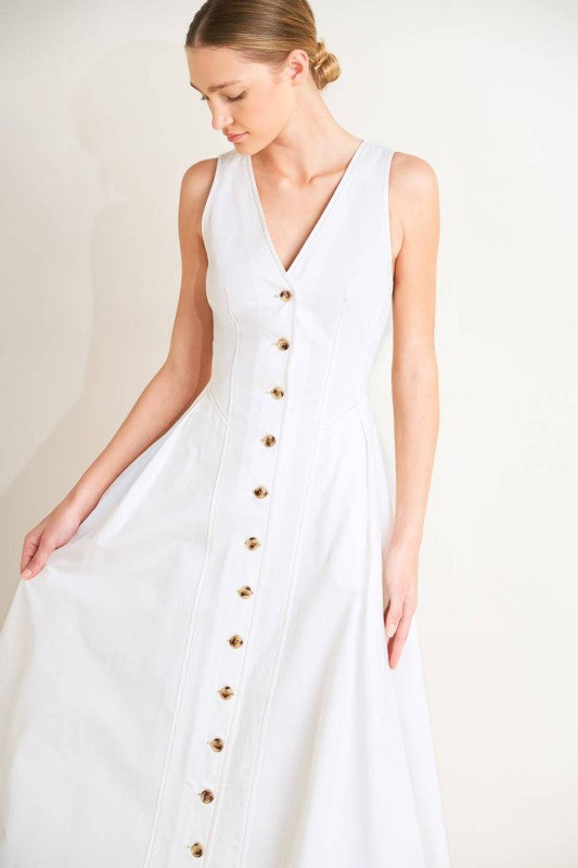 Vestido botones