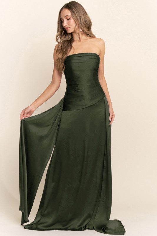 Vestido strapples