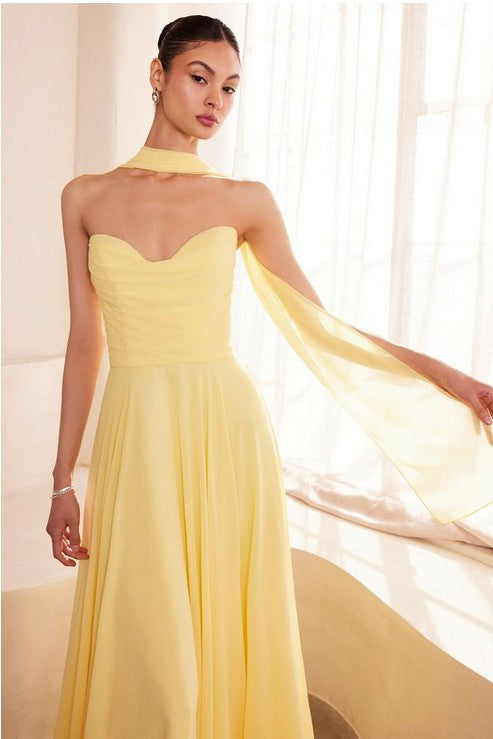 Vestido con estola