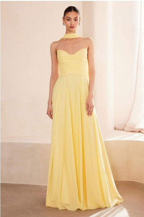 Vestido con estola
