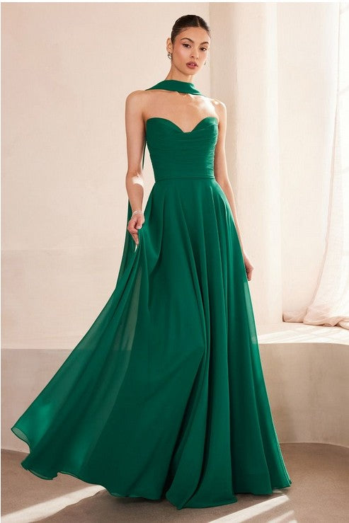 Vestido con estola