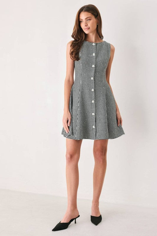 Vestido tweed