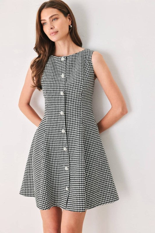 Vestido tweed