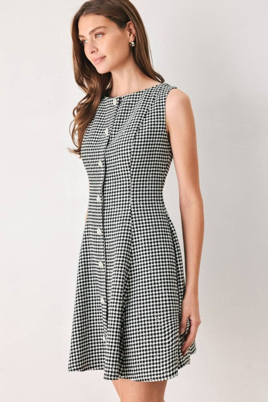 Vestido tweed