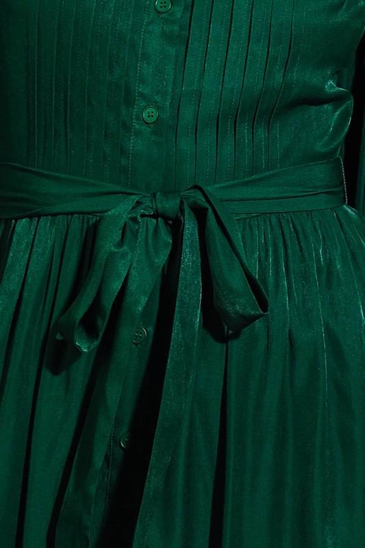 Vestido midi de manga larga