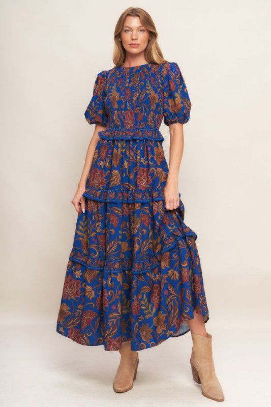 Vestido bohemio floreado